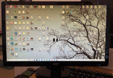 Acer S230HL 23" LED / LCD Computer Monitor 1080p VGA DVI-D w/Power Adapter Works