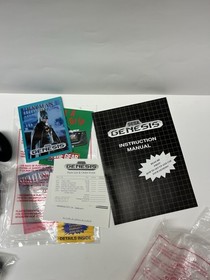 Sega Genesis Console Fighting System In Box With Streets Of Rage 2 Complete  