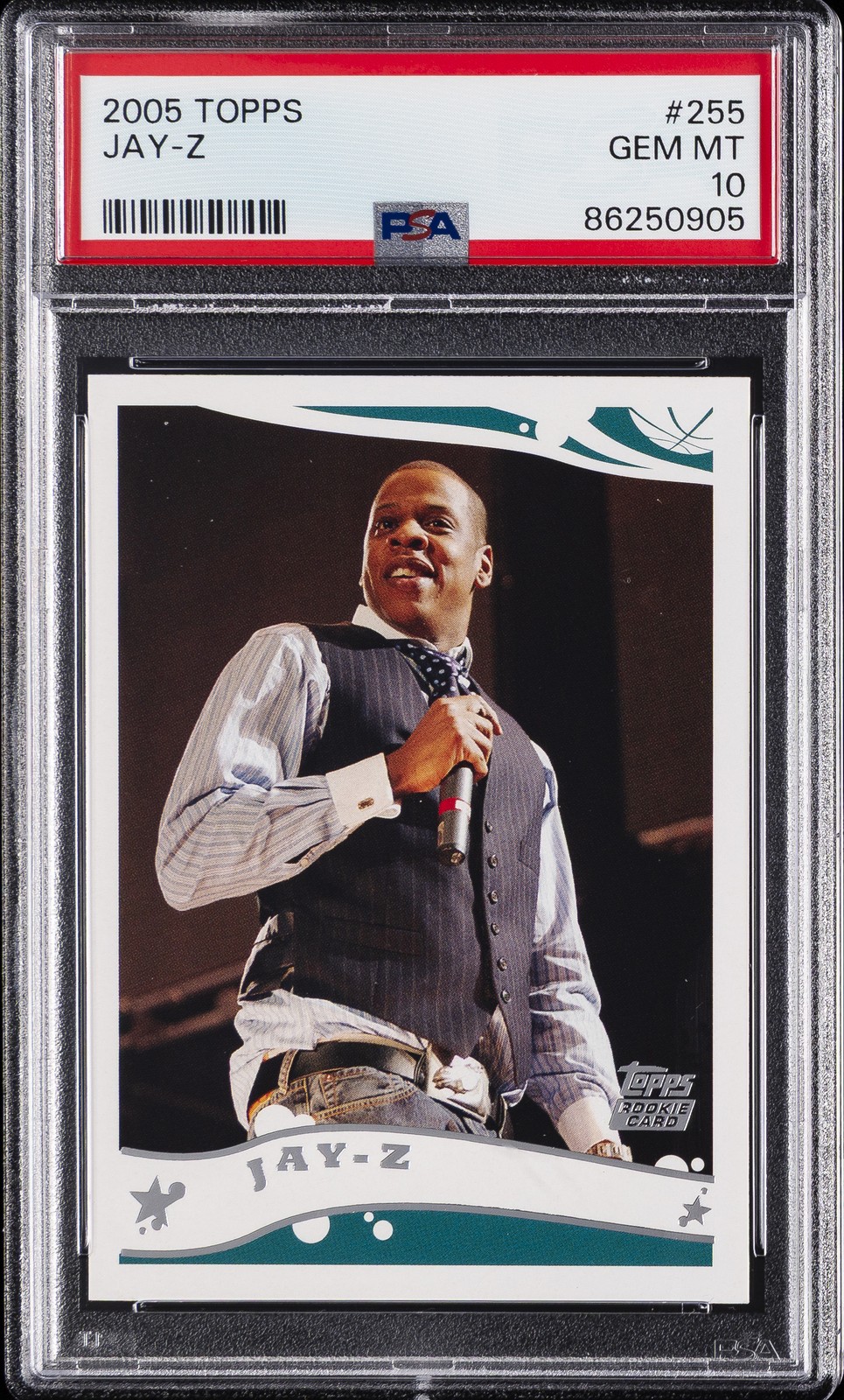 2005 TOPPS #255 JAY-Z PSA 10