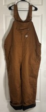 Carhartt Insulated Bibb 2X 20-22 relaxed fit
