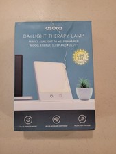 Asora Daylight Therapy Lamp 2000 LUX Light With Timer Enhance Mood box damaged 
