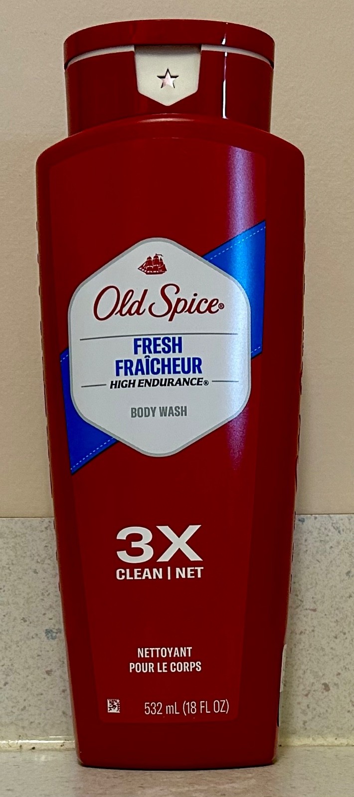 Old Spice FRESH High Endurance Body Wash for men 3x clean - 18 fl oz