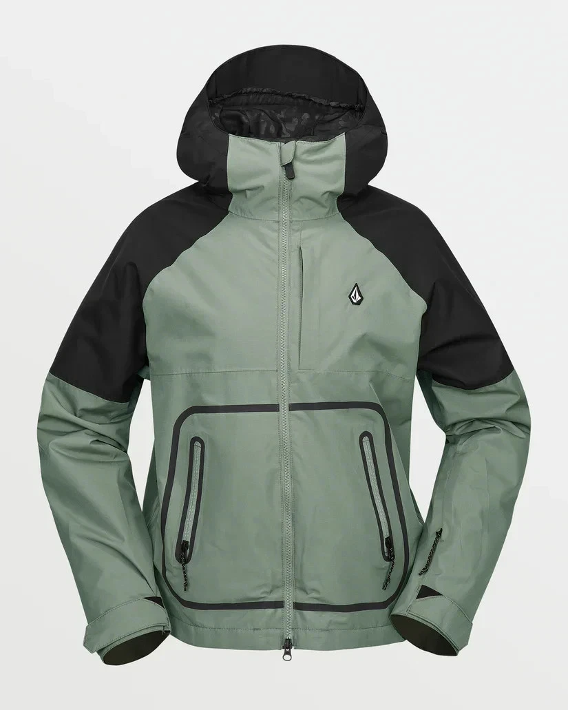 VOLCOM REVNA 20K Women's Snow Shell Jacket - LCG - XS - NWT - LAST ONE