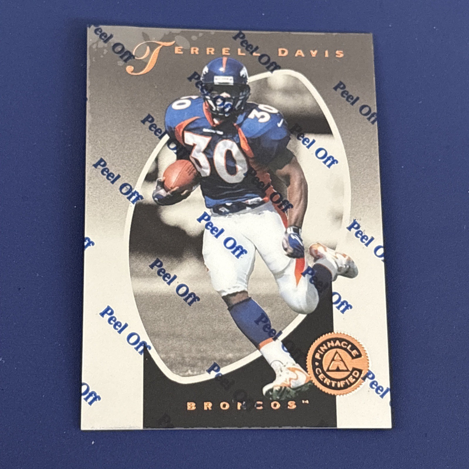 1997 Pinnacle Certified - Terrell Davis #88 Denver Broncos