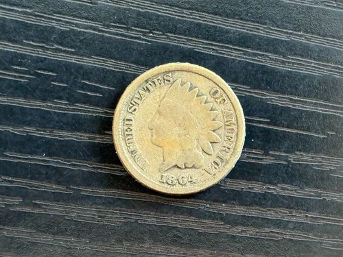 1864 Indian Head Penny One Cent Coin 1c - ME5062