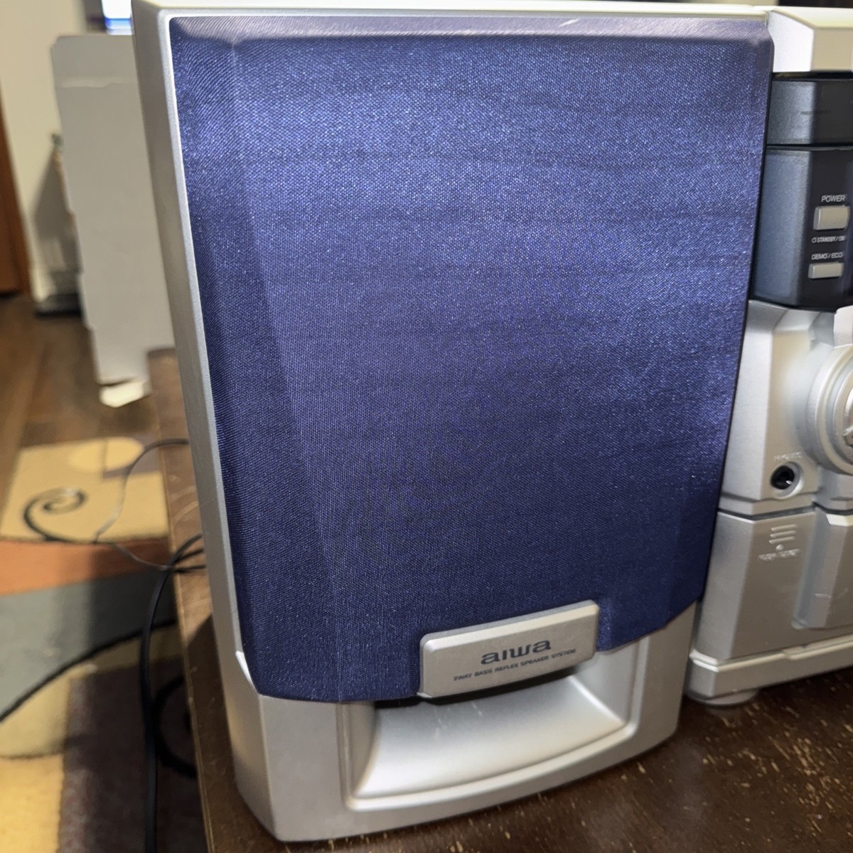 AIWA NSX-AJ203 Audio System 3-CD Changer VTG Boombox W/ Remote