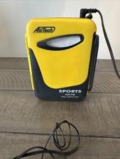 Sports AM/FM Stereo Radio Cassette Player ATC-86GP Yellow Vintage- Working 100 