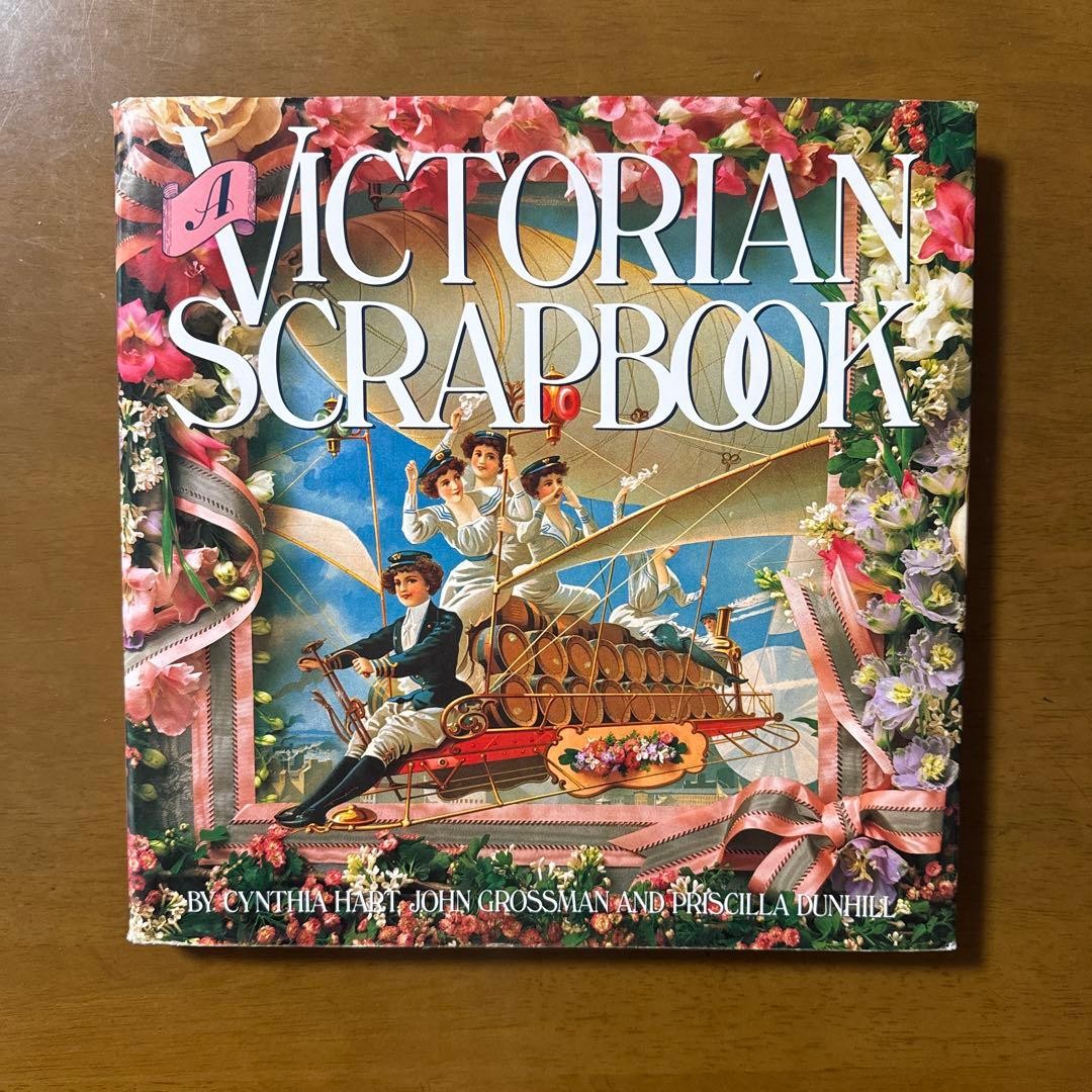 Victorian Scrapbook Color Illustrations 152 Pages 10.3x10.3 inches Hardcover Eng