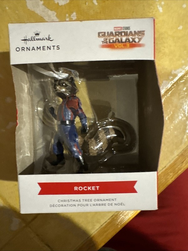 Rocket Raccoon Hallmark Christmas Ornament Guardians of the Galaxy Vol 3 Gift