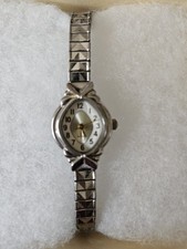 Watch It Silver Tone Dial Oval Case Stainless...