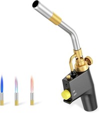 Welding Torch Propane Mapp Blow Torch Soldering Brazing Pro Gas Plumbing Tool