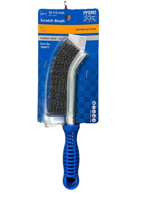 PFERD 764077 Wire Brush Scratch Brush Carbon Steel Plastic Handle QTY 1 EACH