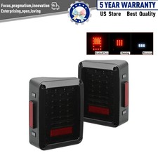 Led Rear Tail Lights Brake Reverse Turn Stop For Jeep Wrangler Jk Jku 2007-2018