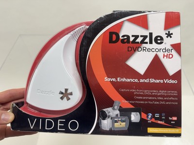 Dazzle DVD Recorder HD VHS to DVD Converter Save, Enhance, Share Video