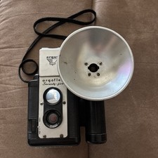 Vintage Argus Argoflex 75 Bakelite Camera w/ Varex 75mm Lens and Flash