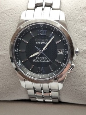 Citizen Exceed Radio Solar Titanium Dress Watch aus Japan