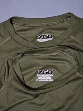 XGO Lot Shirt Mens Small Green Acclimate Dry Performance Base Layer