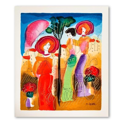Moshe Leider Hand Signed art Ltd. Ed. Serigraph on Paper, LOA