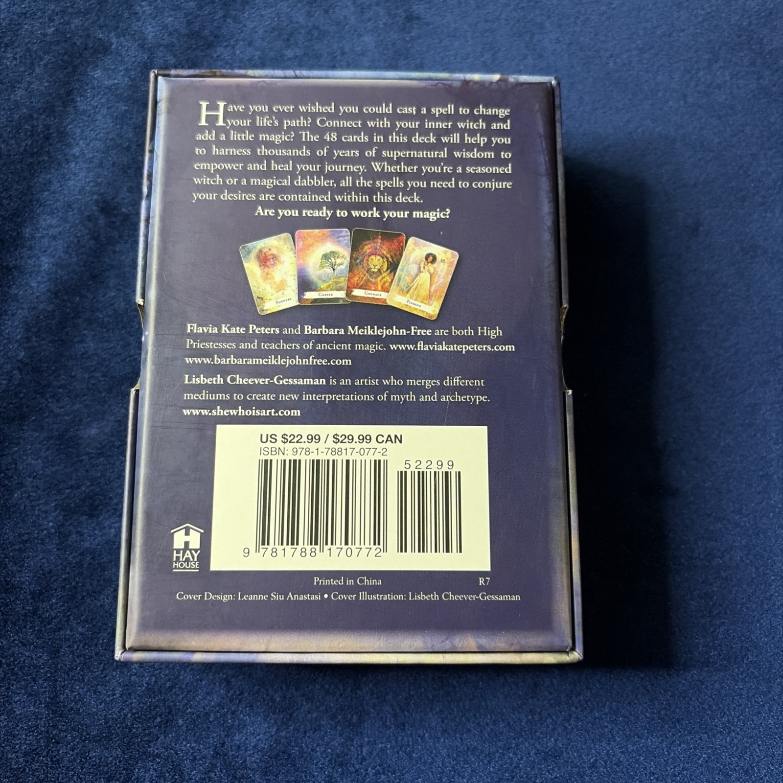 Spellcasting Oracle Cards: A 48-Card Deck and Guidebook