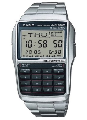 Casio DBC32D-1A Men's Databank Calculator Watch DBC-32D-1A New Without Box