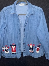 Lemon Grass Patriotic Christmas Embroidered D...