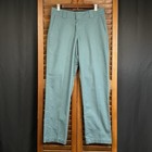 Dickies Flex Men's Slim Fit Tapered Twill Work Pants Size 30X30 Green Flat Front