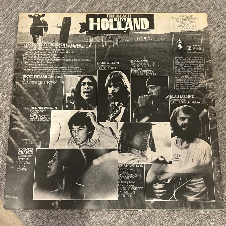 The Beach Boys Holland 1973 Vinyl Record K54008 Brother Records - Image 4 of 4