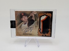 2021 Topps Dynasty Buster Posey Patch Auto 1/10 Last Season Hard Auto