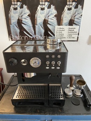 La Pavoni Domus Bar Siebträger Espressomaschine Mit Integrierter Mühle