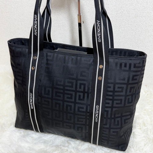 Givenchy Tote Bag Black 4G Logo A4 Shoulder 652128