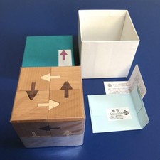 Karakuri Jigsaw Cube 2 Puzzle Box Hideaki Kawashima Maple Purpleheart