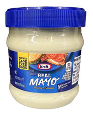 Mayonesa cremosa y suave Kraft Real Mayo 8 oz