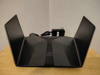 NETGEAR Nighthawk AX12 RAX120 AX6000 12-Stream WiFi 6 Router Dual-Band w/OEM AC