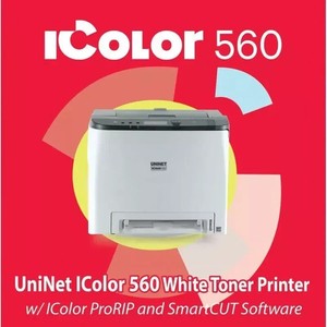 UNINET iColor 560 White Toner Printer + Pro Rip + Smart Cut
