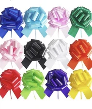 12Pcs Large Pull Bows,6 Inches Large Gift Bows,Pull Bows for Gift Wrapping