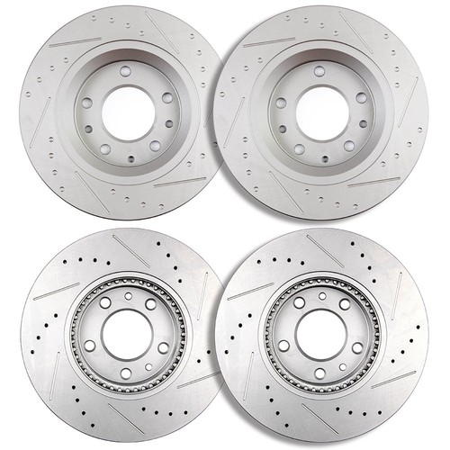 Brake Rotors Frt/Rear for Ford Fusion Lincoln MKZ Zephyr Mazda6 Milan 2006-2013 - Picture 6 of 7