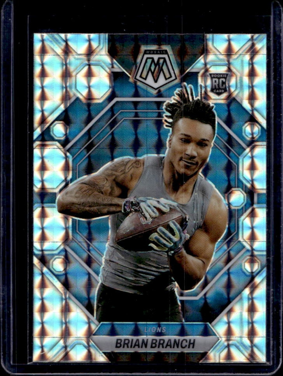 2023 Mosaic Brian Branch RC Rookie #287 Lions