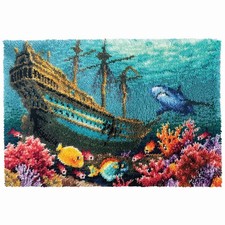 Herrschners  Shipwreck Harbor Latch Hook Kit