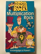 School House Rock!: Multiplication Rock-Knowledge Is Power! VHS 1995