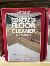 Amway Industrial Concrete Floor Cleaner 3-D Formula 7Lb Concentrate OLD STOCK