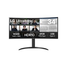 Image of LG UltraWide 34WR55QK 34" VA WQHD 100Hz USB-C Curved Monitor  34WR55QK-B.AEK
