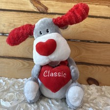 Sound N Light Animatronics Valentine Puppy Dog Plush Sings "You're So Classic"