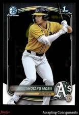 2025 Bowman Chrome Prospects #BCP170 Shotaro Morii 1st ROOKIE ATHLETICS