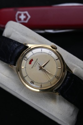 Ultra-Rare Jaeger-LeCoultre Power Reserve ''Cal. 481''   18K Solid Gold 35-36mm