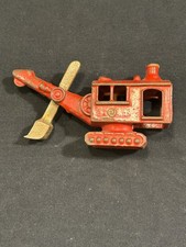 vintage Hubley cast iron steam shovel toy