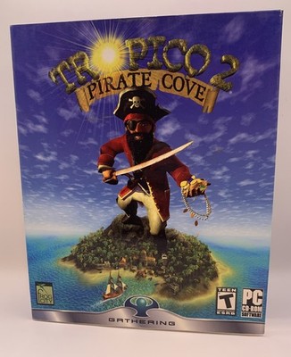 Tropico 2 Pirate Cove PC CD-ROM 2CD CIB Windows 98 XP