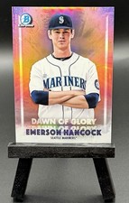 2021 Bowman Chrome Emerson Hancock Dawn Of Glory Insert Seattle Mariners #DOG-4