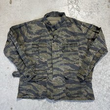 Giacca vintage US Marine militare mimetica lavoro anni 70 taglia large made in USA