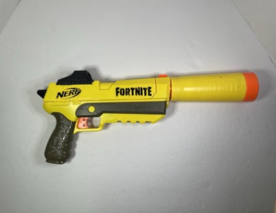 Nerf Fortnite Blaster Shhh Pistol w/Silencer SP-L Elite Dart Gun