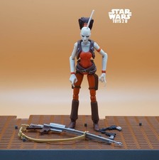 STAR WARS FIGUR 2008 ANIMATED CLONE WARS AURRA SING BOUNTY HUNTER